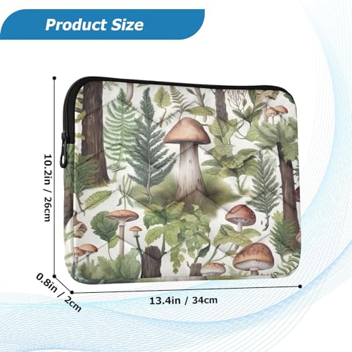 Funda para portátil 13-14 pulgadas con diseño hongo miniatura 3