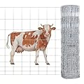 14 Gauge 4'× 328' Farm Fence Cattle Fence Panels?Heavy Zinc-Coated Wire Fencing, Field Deer Goat, Hog Panels, for Livestock & Yard Garden