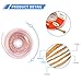 DaFuRui Solder Wick，10 Pack No-Clean Soldering Wick Braid Desoldering Wick Braid With Flux（1.5mm/2mm/2.5mm/3mm/3.5mm Width 5Ft/1.5mm Length)