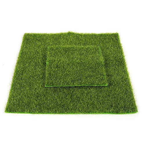 Wytino césped Artificial,Alfombra de Césped 1-3mm en Rollos de 1x5 Metros de Largo, Alta Densidad, Otras Medidas Disponibles(Los 30 * 30cm)