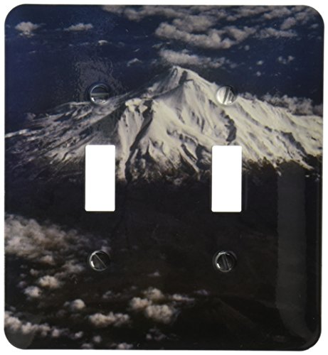 Interrupteur à bascule double Mont Shasta Californie par Janis Miglavs 3dRose