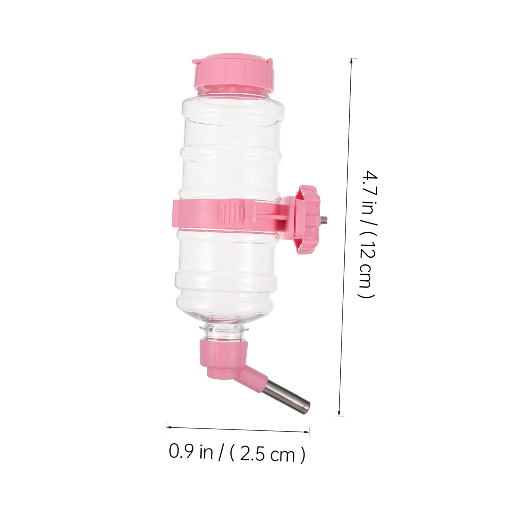 Sosoport 2pezzi Dispenser Automatico Per Animali Domestici Bevitore Da Cassa Per Gatti e Cani Capacità Elevata e Facile Installazione Accessorio Per Gabbia Per Animali Di Piccola e Media