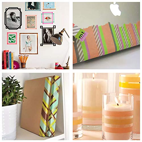 [36 Rolls] 0.5Cm/ 0.2 Inch Wide 10 Feet Long Colorful Washi Tapes Assorted Pure Colors, Diy Planner Craft Tape Paper Decor Scrapbooking Sticker Masking Paper Decoration, Gift Wrapping #TOP3