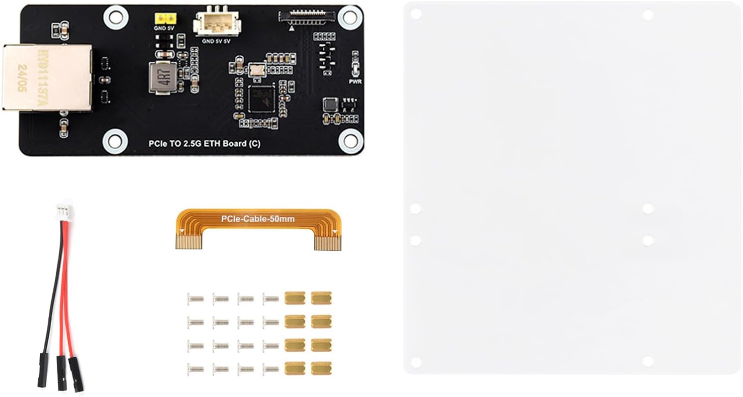 PCIe to 2.5Gbps Ethernet Adapter Board for Base Space Saving Easy Installation Networking Accessories Ethernet Adapter