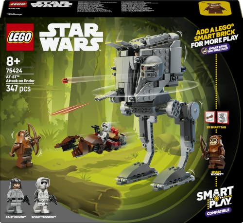 LEGO Star Wars 75424 SMART Play: AT-ST Attack on Endor - Compatible Interactive...