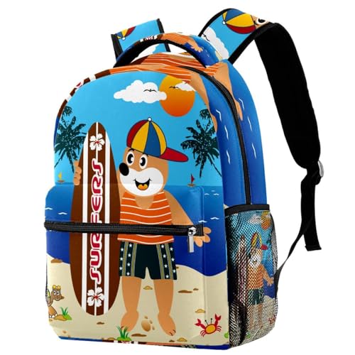 Sac de voyage décontracté Ours de Plage pour les sorties et les cours des ados