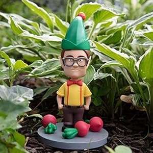 SCS Direct The Office Dwight Schrute Elf 8" Garden Gnome - Funny Indoor/Outdoor Lawn Ornament Figure - Officially Licensed - Easter Basket Stuffer Gift for Adults, Men, Women - Plastic SCS Direct The Office Dwight Schrute Elf 8 Garden Gnome Funny IndoorOutdoor Lawn Ornament Figure Officially Licensed Easter Basket Stuffer Gift for Adults Men Women Plastic