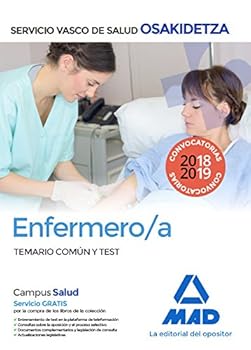 Paperback Enfermero/a de Osakidetza-Servicio Vasco de Salud. Temario común y test [Spanish] Book
