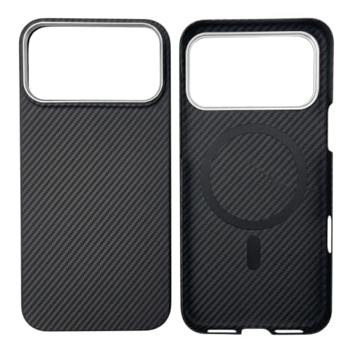 Image of T Teclusive Carbon Fiber Case Compatible with Magsafe iPhone 17 Pro Max