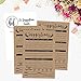 Hadley Designs 25 4x6 Rustic Feedback Comment Suggestion Card Forms for Customer Complaints, Business, Blank Refill Paper, Kraft Pad for Client Contact Info for Wooden or Metal Lock Box Holders