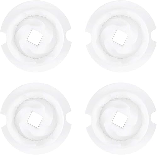 Miniatura 3 de iiniim 4 piezas de molinillo de café, núcleo de molienda de cerámica, accesorios de molienda de pimienta, blanco, talla única