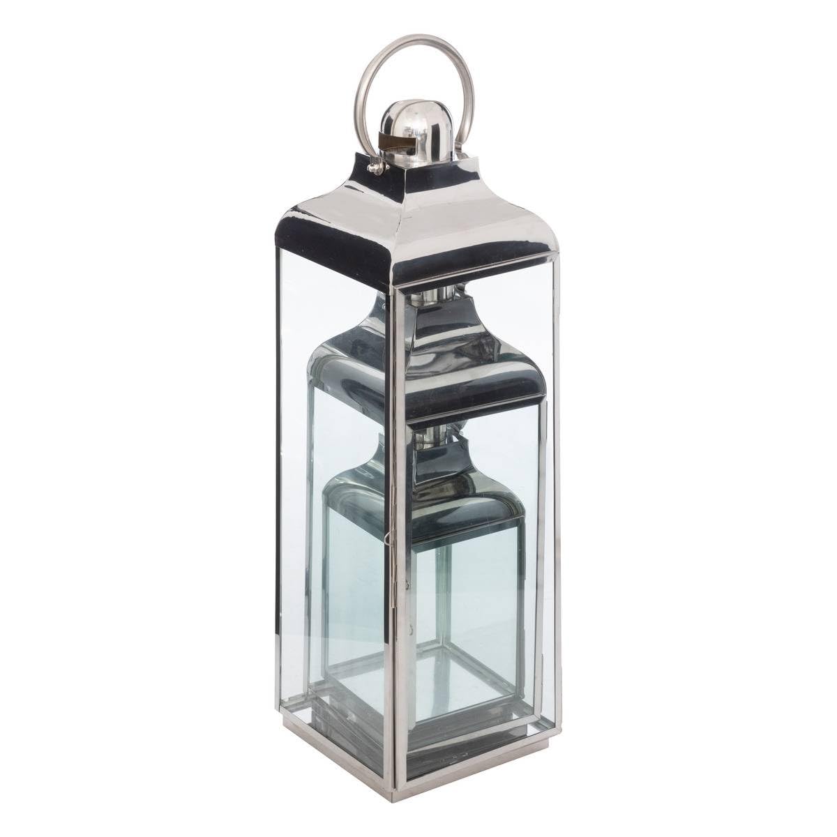 Atmosphera - Set de 3 lanternes extérieur/intérieur - acier inoxydable