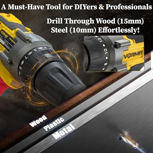 Image of IBELL VORMIR Cordless Drill Driver,12V, 0-400 /0-1450 rpm, 25Nm Torque, 10 mm Chuck,1500mAh Li-Ion, Fast Charger, Compact Design, 6 months warranty