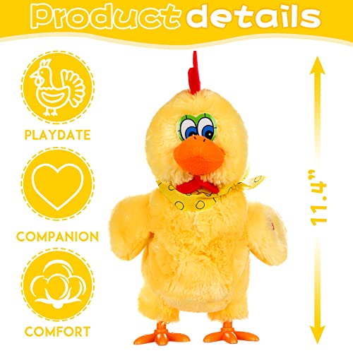 Dgdgcool CHICKEN001-TOY Chicken Toys Electric Chicken Stuffed Animal, Chicken Laying Eggs Dancing Toy Stuffed Chicken Plush Toy thumb #1