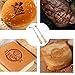 Custom Branding Iron for Burger,Personalized Logo Branding Iron for Burger,Steak,BBQ,Wedding and Cake,Personalized Burning Stamps