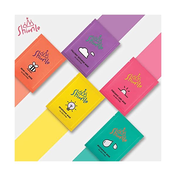 ShionLe-Face-Facial-Beauty-Skin-Care-Mask-Sheets-Moisturizing-Brightening-Aging-Care-Pore-Spot-Care-Pollutant-Defending-5-Different-Sheets-5-Nutritional-Skin-Care ShionLe Face Facial Beauty Skin Care Mask Sheets | Moisturizing | Brightening | Aging Care | Pore & Spot Care | Pollutant Defending | 5 Different Sheets | 5 Nutritional Skin Care (COMBO)