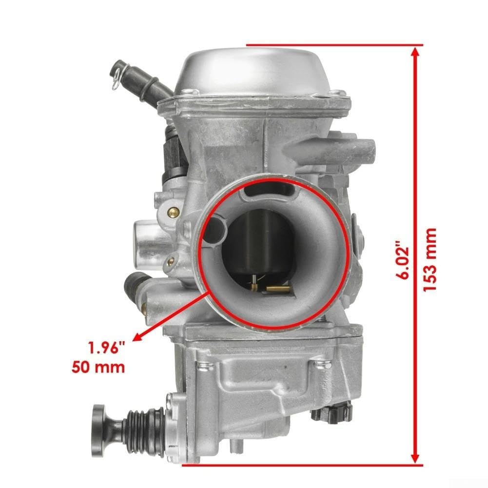 Carburatore fuoristrada per Honda Fourtrax TRX300 per motore atv | Sostituzione diretta OEM, precisa per TRX300, ripristina la potenza del motore, costruzione in metallo