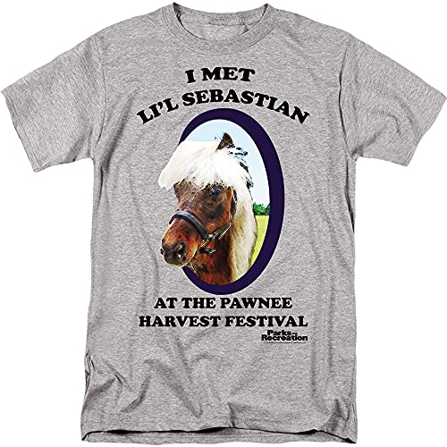 QINOL Parks & Recreation - Lil' Sebastian T-Shirt Heather (M) Grey