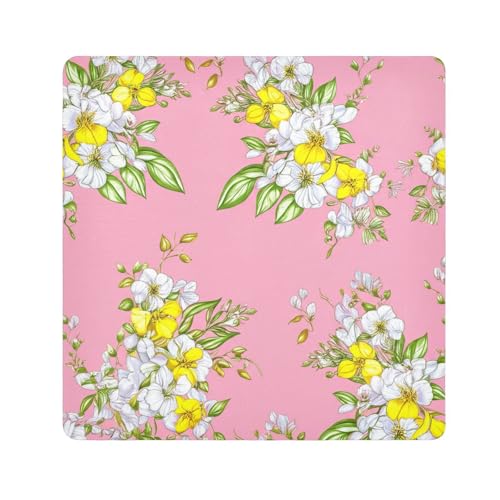 ODAWA Lens Protector Wrapper Flowers Green Leaves Self Adhesive Cloth 21.7