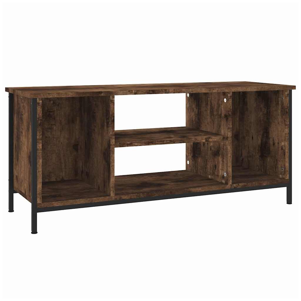 Vidaxl Tv Cabinet Smoked Oak 102X35X45 Cm Engineered Wood from B&Q