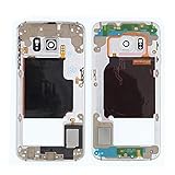  Marco Medio Compatible con Samsung Galaxy S6 Edge G925, Colores:Blanco