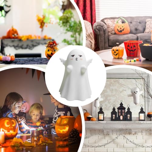 Veilleuse fantôme Halloween Avec des Couleurs Qui Changent et Commande – vue 4