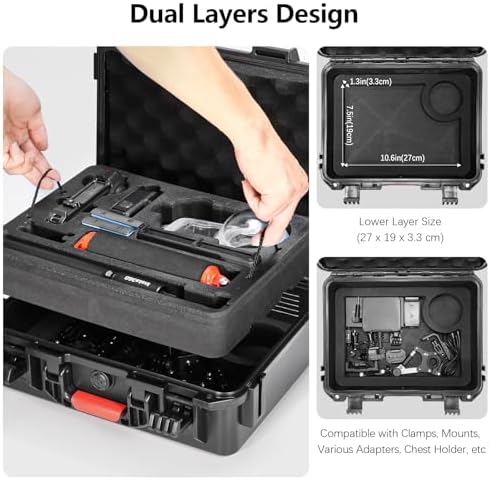 Hard Case for Insta360 X5 X4 Air Accessories, Insta