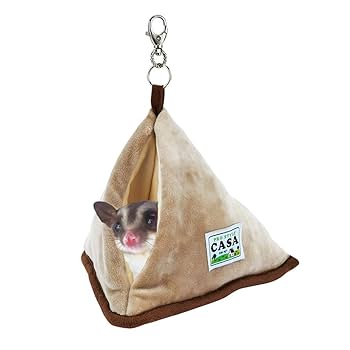 Amazon | CASA フクロモモンガのふんわり包み込む三角ハウス