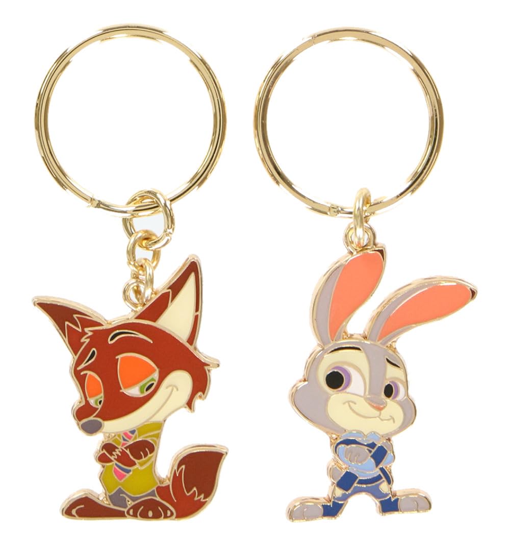 Amazon.co.jp: ニック＆ジュディ ペア キーチェーン 東京ディズニー