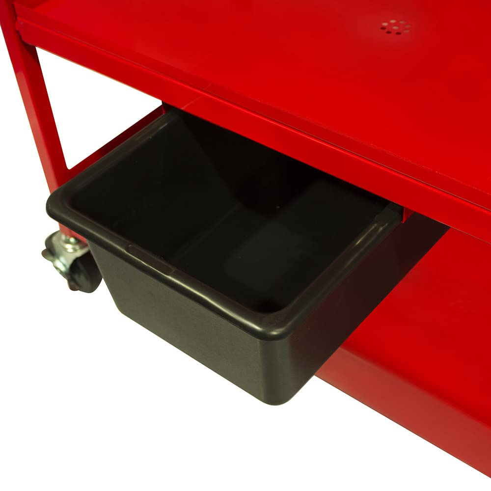 SOGI SP-LV-EC Fontaine de nettoyage avec roues, bac de récupération pour liquides de moteurs, carters, idéale pour garages, le lavage de pièces mécaniques