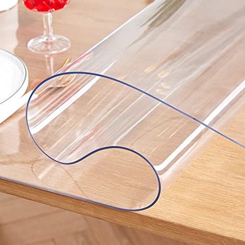 Nappe de table en PVC imperméable et transparente sur mesure
