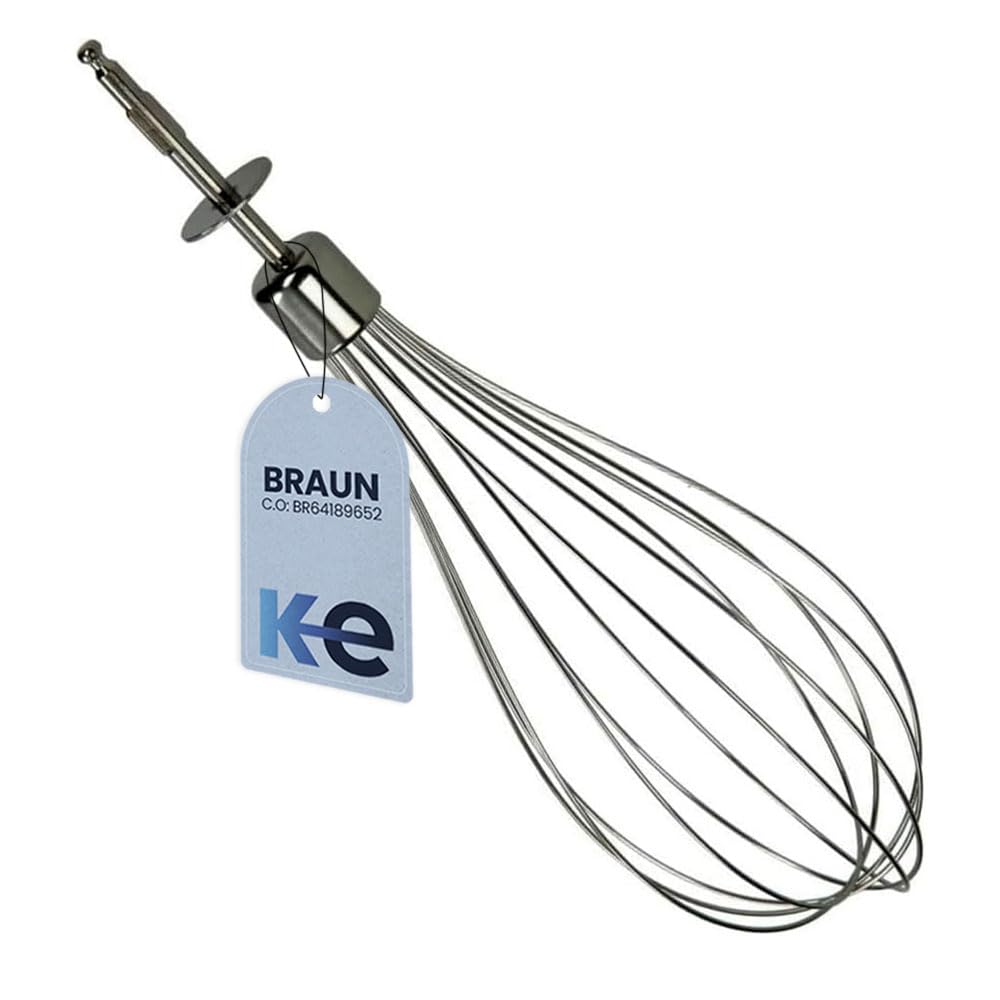 Anakel Home Repuesto Varillas Batidora BR64189652 Compatible con Batidora Braun MR6500M | Varillas Metálicas, 200 x 4 mm