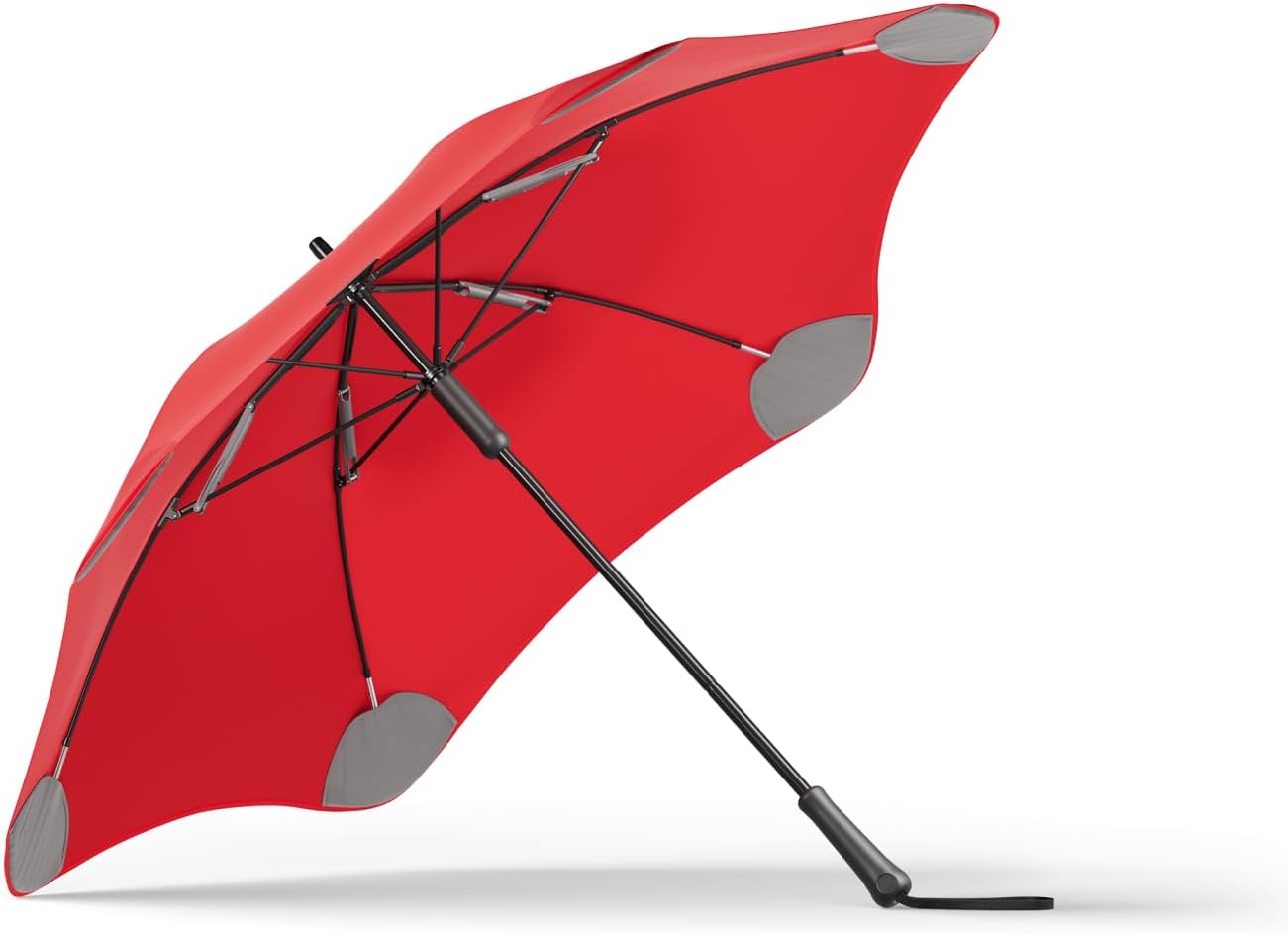 BLUNT Exec Large Windproof Umbrella – 54" Umbrella for Wind and Rain, Durable Design for Golf, Travel & Sports, Heavy Duty, UV Protection - Red