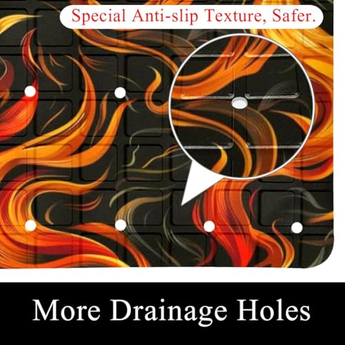 Tapete antideslizante para bañera extralargo de secado rápido Vortex 3