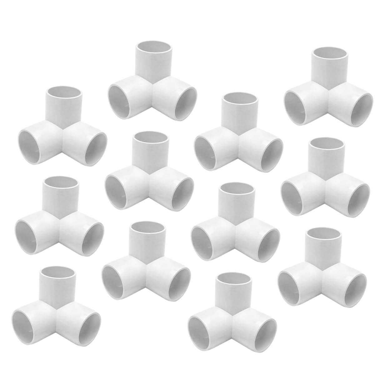 Raccord PVC coude haute résistance HEMOTON pour étagères modulables stables
