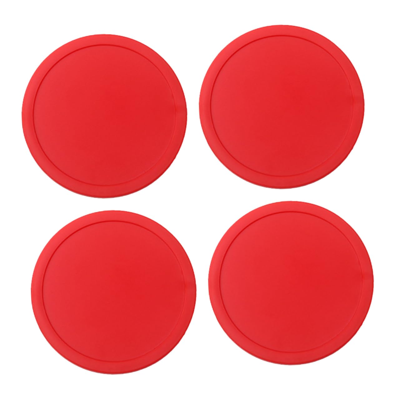 Toddmomy 4Pcs Air Hockey and Red Air Hockey Accessories for Adults for Game Tables and Competitive Matches Ergonomic Design for Enhanced Gameplay