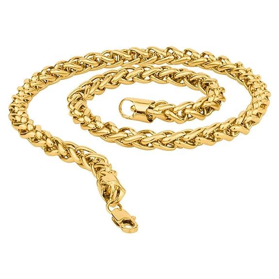 STYLE KRAFT DESIGN STYLISH MENS GOLD CHAIN GOLD PLATED CHAIN FOR MEN BOYS BIRTHDAY GIFT VELENTINE GIFT UNISEX CHAIN 20 INCH GLOSSY GOLDEN CHAIN FOR UNISEX-image-40