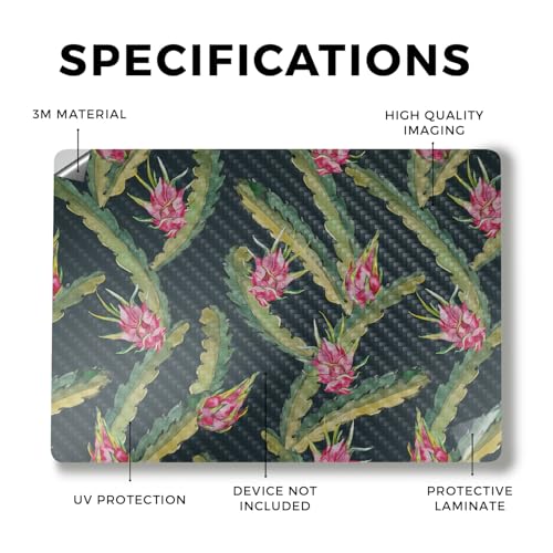 Image of Carbon Fiber Laptop Skin Compatible with Alienware M18 R2 (2024) - Dragonfruit - Premium 3M Vinyl Protective Wrap Decal Cover - Easy to Apply | Crafted in The USA by MightySkins