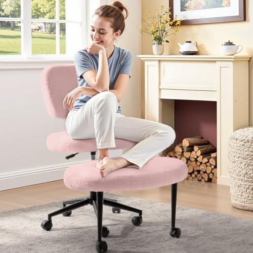 Ergonomic Cross Legged Office Chair，ADHD Chair for Adults，Height Adjustable Meditation Chair...