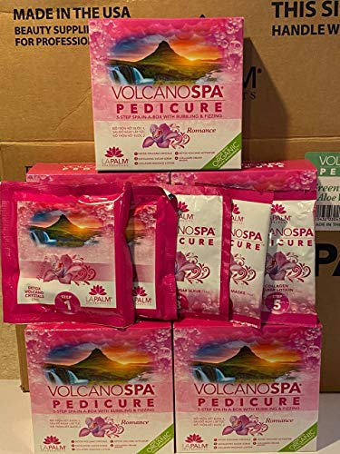 Volcano Spa Pedicure 5-Step Spa-5 In-1 PACKAGING ROMANCE 7 PKS