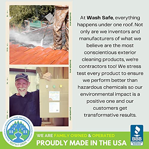 Wash Safe Industries Tile Roof Wash Premium Eco-Safe And Organic Tile Roof Cleaner, 10 Lb Container, Clear (Ws-Tr-10Lb) #TOP6