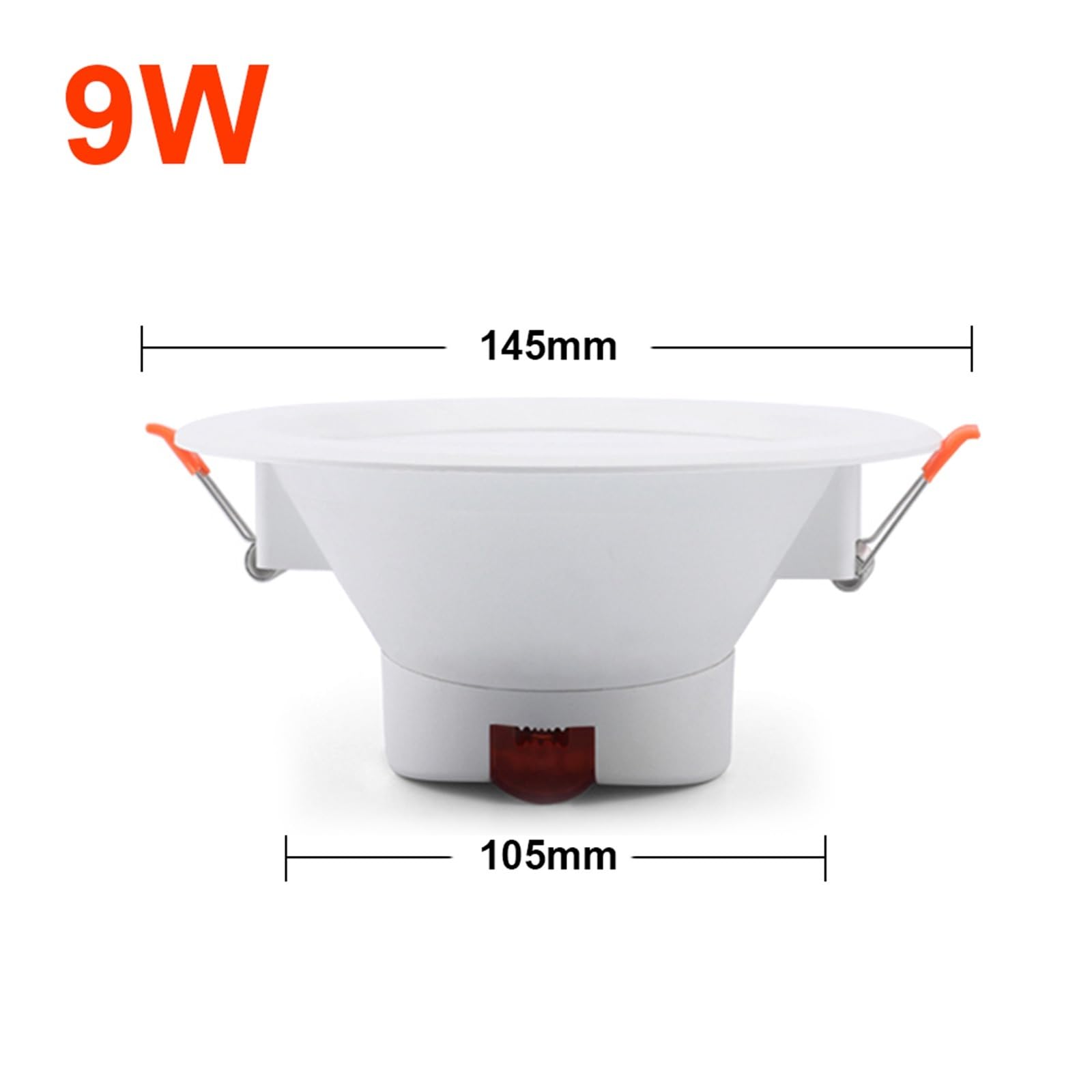 Faretto da Incasso A LED Tuya Smart WiFi Plafoniera Dimmerabile RGB + CW + WW Faretto Lampada Controllo Vocale Super Luminoso(1 Piece,9W)