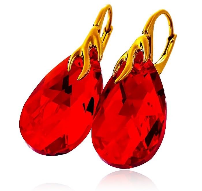 Boucles d'oreilles artisanales en or 24k, le cadeau idéal pour femme