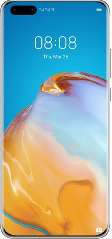 Huawei P40 Pro Smartphone 256 GB, 8 GB RAM, Dual Sim, Ice White