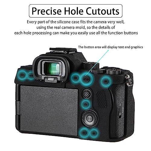 Funda Easy Hood para Sony Alpha 7R V DSLR Camara Negra miniatura 2