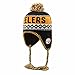 NFL Pittsburgh Steelers Abenaki OTS Sherpa Knit Cap with Pom, Black, One Size