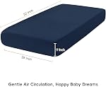 david's kids 3 Pack Fitted Crib Sheets, Ultra Soft Breathable Comfortable Baby Sheet Set for Boys Girls Neutral, 28x52 Inch Fits Standard Crib and Toddler Mattresses, Dinosaur