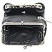 Womens Leather Cigarette and Lighter Case with Twist Clasp in Choice of Colors (Black)