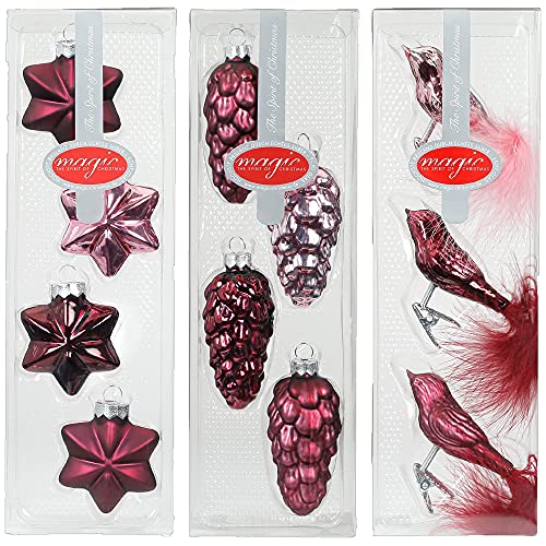 Inge-glas Magic Formenset 11tlg Vögel Box mit 3 Stück ca. 8cm Stern...