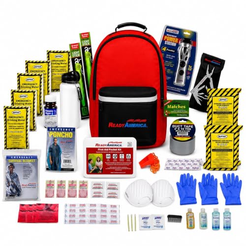 Ready America 70285 Deluxe 2-Person 3-Day Emergency Backpack